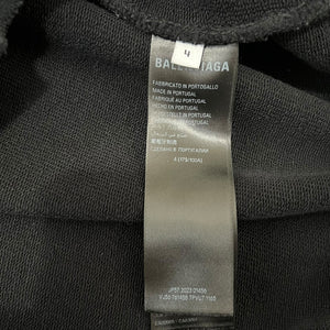 BALENCIAGA 2024SS Distressed Surfer Maxi Logo Hoodie