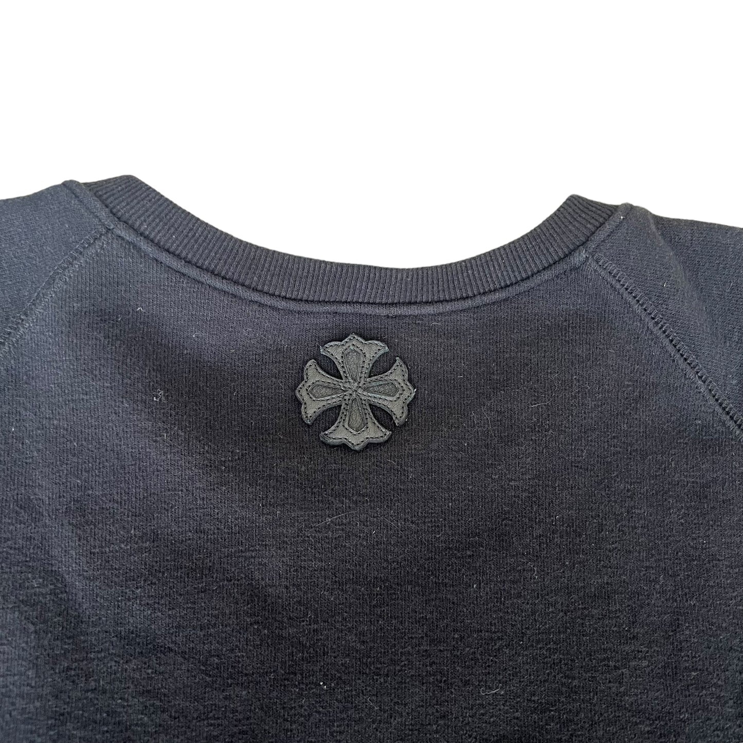 CHROME HEARTS Y NOT CROSSPATCH CREW NECK SWEATER