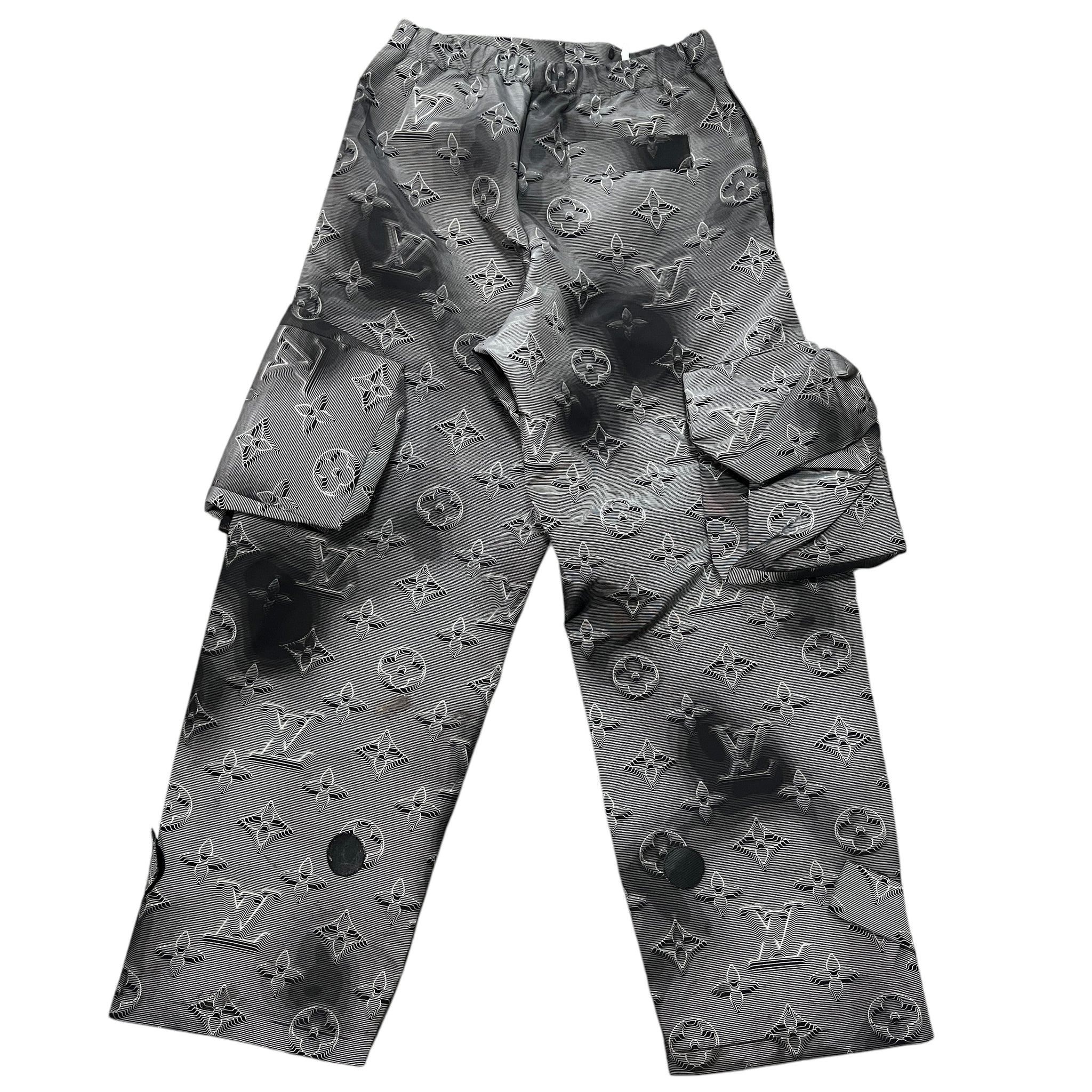 Louis Vuitton 2019AW 3D Pocket Monogram Cargo Nylon Pants