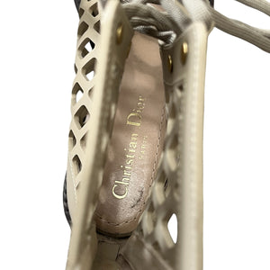 Christian Dior 2021 Cruise Pre-Spring D-TRAP Leather Gladiator Sandals