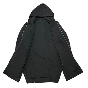 RICK OWENS 2014AW NYLON PADDED HOODED COAT