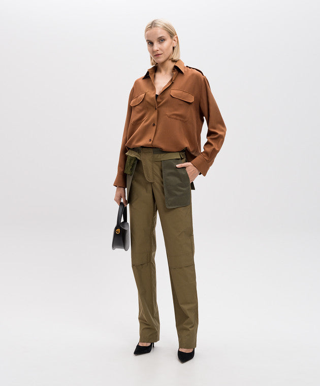 VALENTINO Inside Out Cotton Nylon Pants