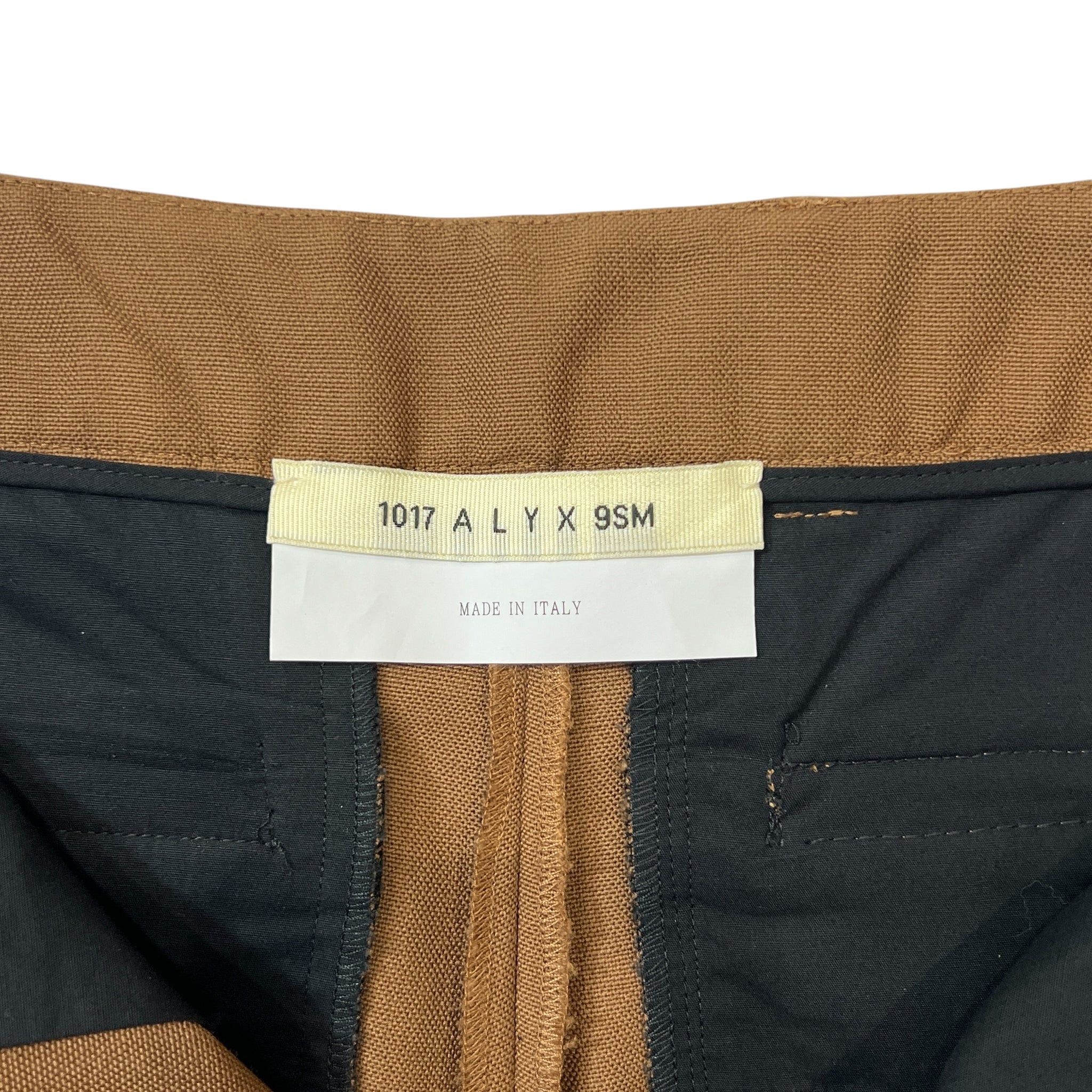 1017 ALYX 9SM Super Kid Mohair Wool Straps Suit Pants