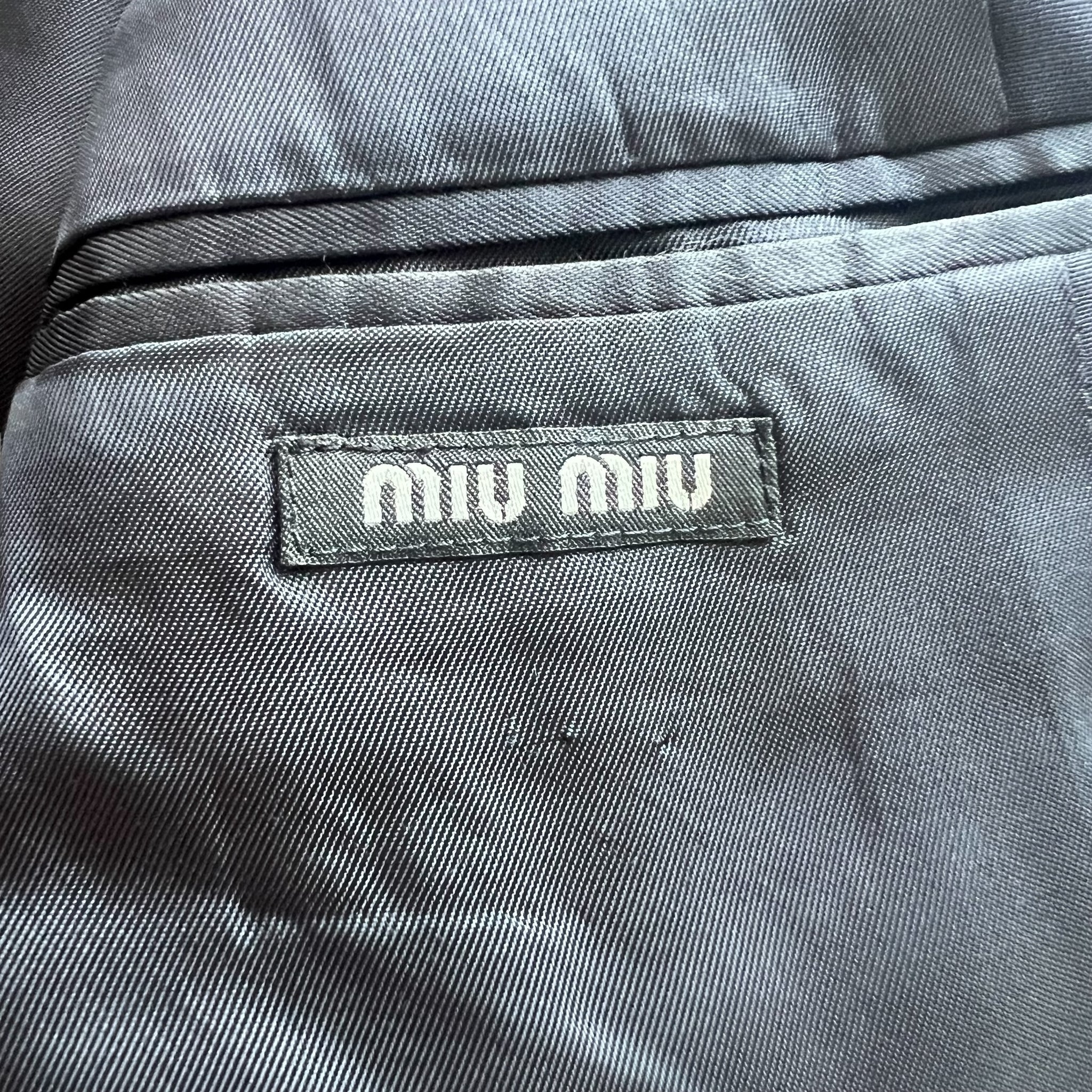 MIU MIU 2018AW SUITS WOOL 2B TAILORED JACKET and PANTS