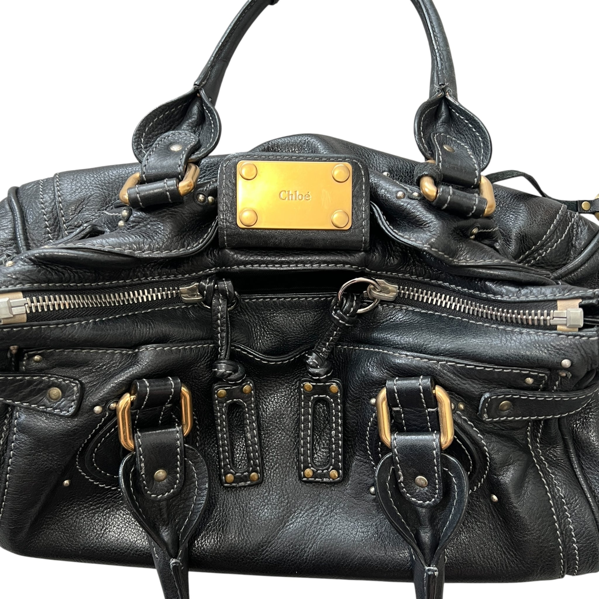 Chloe 2005 Fall Paddington Leather Boston Bag