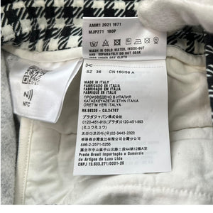 MIU MIU Check Sweat Short Jacket and Short Pants Set Up