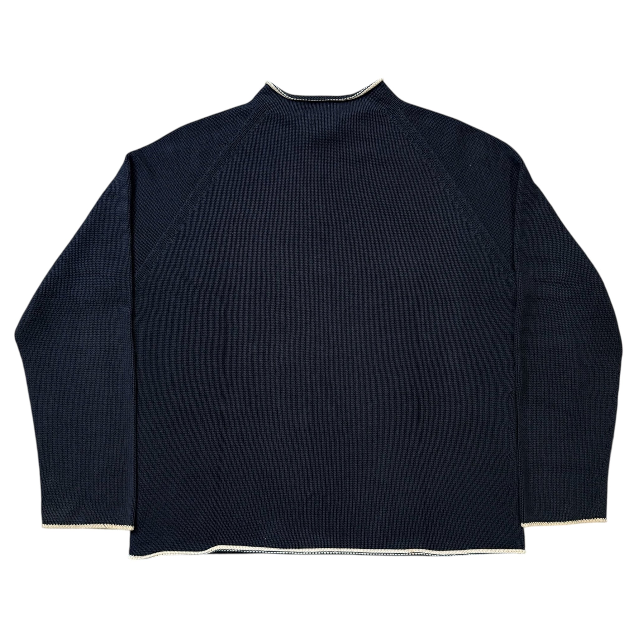 HERMES Heavy Cotton × Cashmere Knit Top