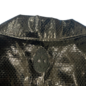 Alexander McQueen Glossy Embossed Pattern Short Sleeve Shirts