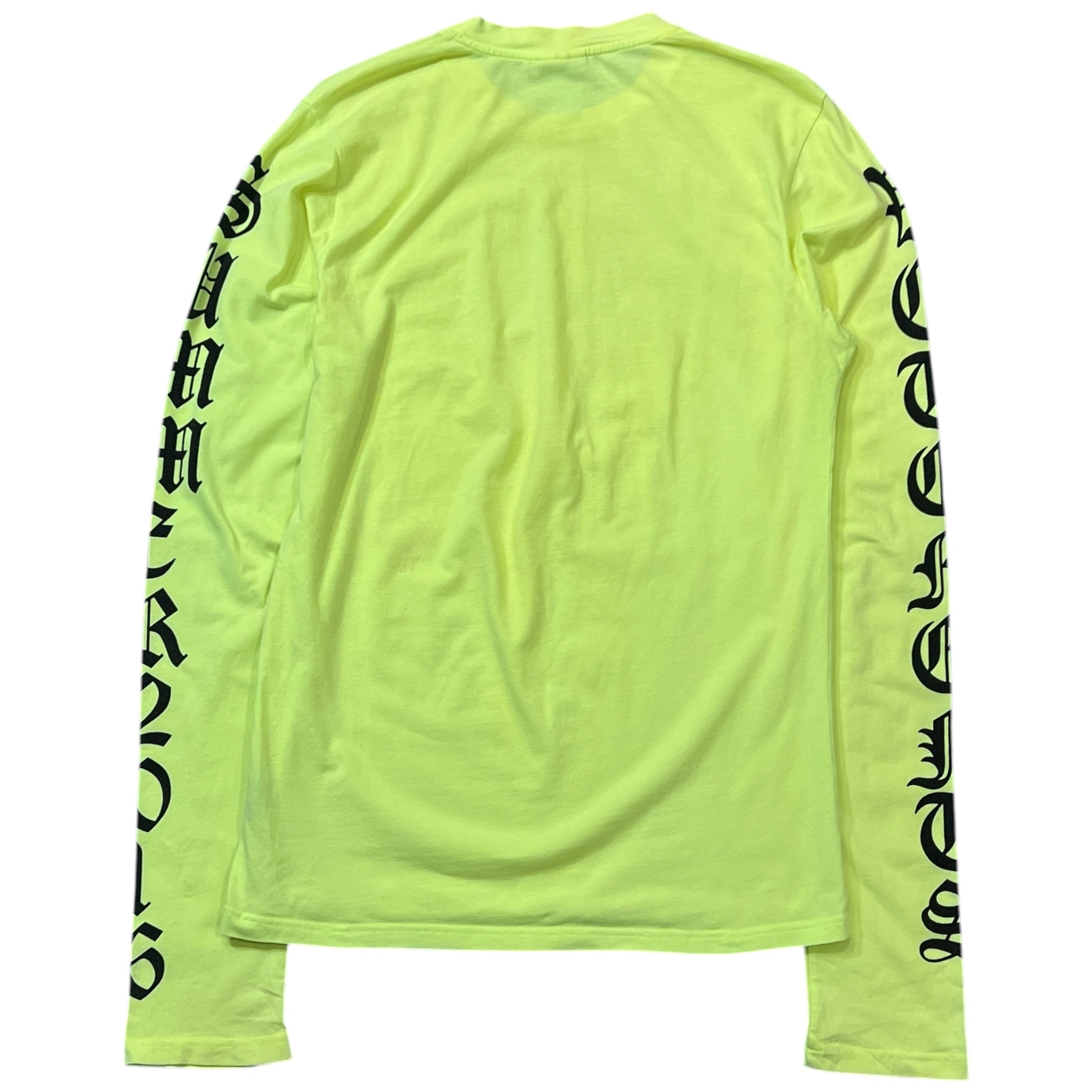 VETEMENTS POUR HOMME TRICOTS SS2016 Arm Logo Printed Long Sleeve T-Shirt