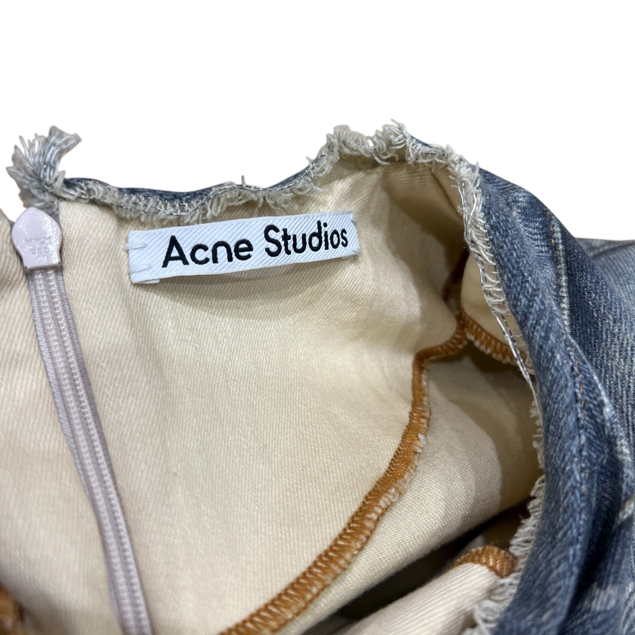 ACNE STUDIOS Tromp l'oeil Denim Design Dress
