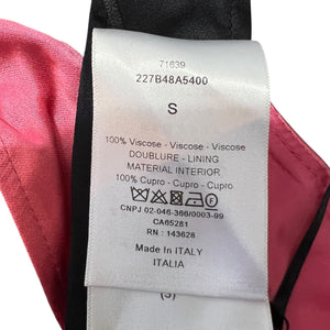 DIOR VIBE 2022SS Look39 Sliky Tie Bra Top  Pink