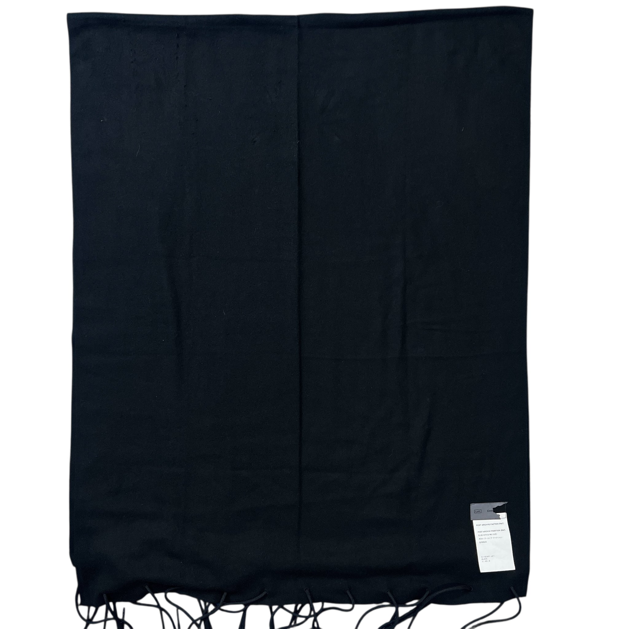 POST ARCHIVE FACTION (PAF) '3.1 SCARF LEFT' Multiple Ropes Cashmere Scarf