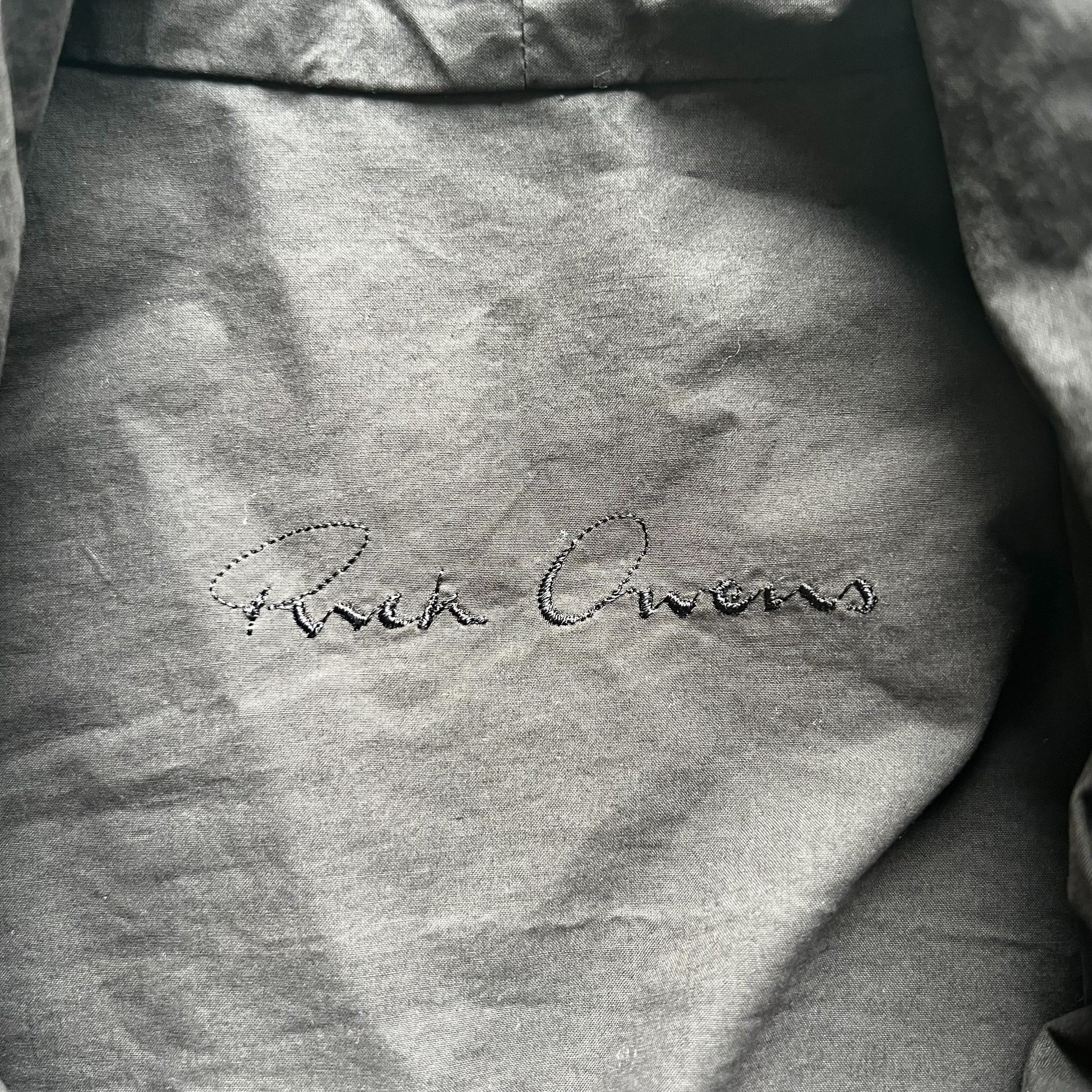 RICK OWENS 05AW MOOG NYLON PUFFER DOWN JACKET