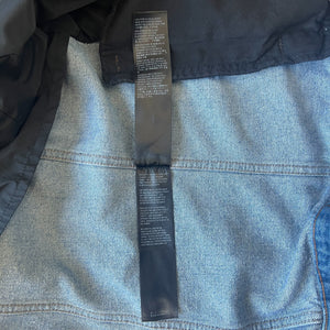 BALENCIAGA 2021AW Hybrid Colorblock Parka Denim Jacket