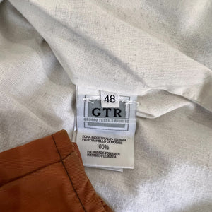 HELMUT LANG 96SS ORANGE MA-1 NYLON MOTO JACKET