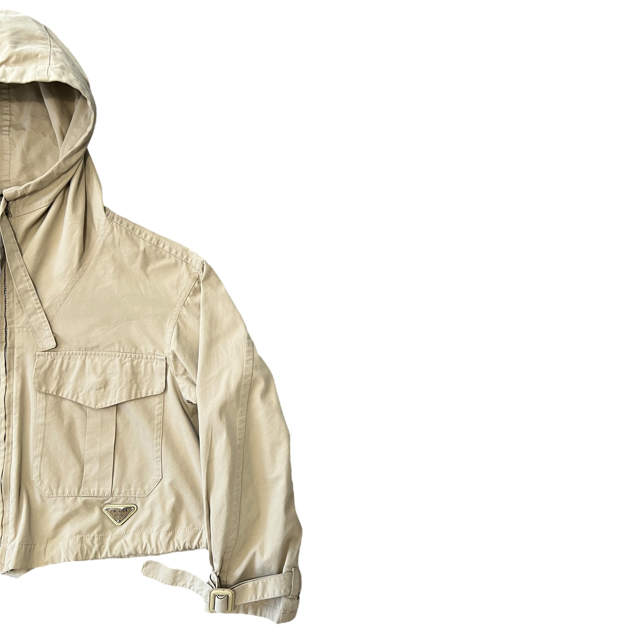 PRADA Wrapping Straps Short Length Coat