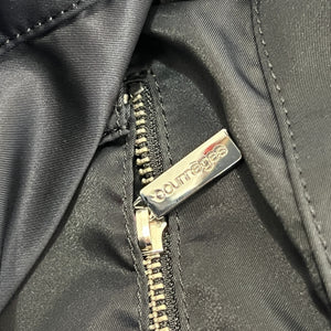 COURREGES Vintage Logo Plate Nylon Crossbody Bag