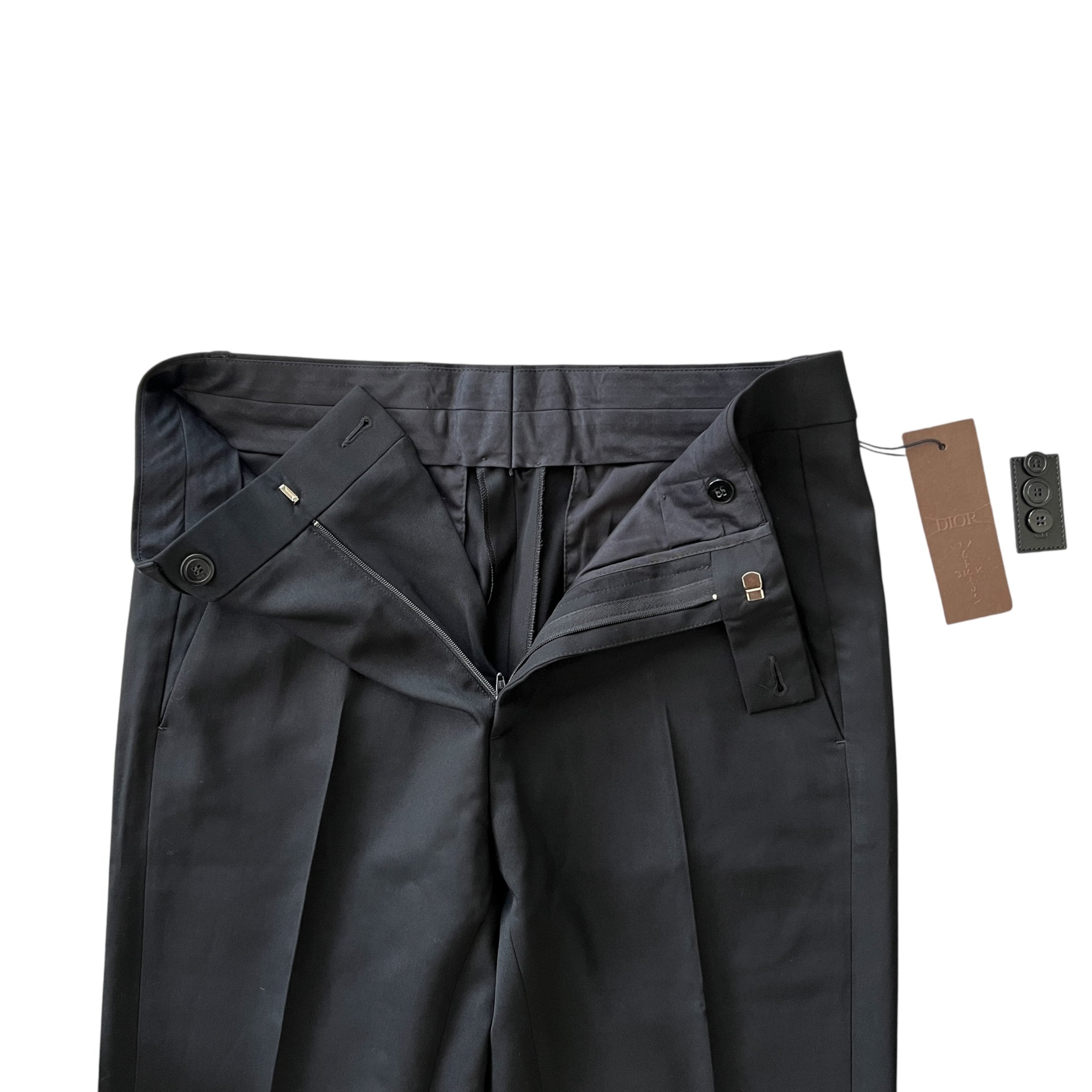 DIOR × CACTUS JACK 2022SS Virgin Wool Flared Trousers