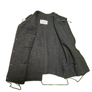 MAISON MARTIN MARGIELA ARTISANAL CHANEL TWEED CUT WORK VEST