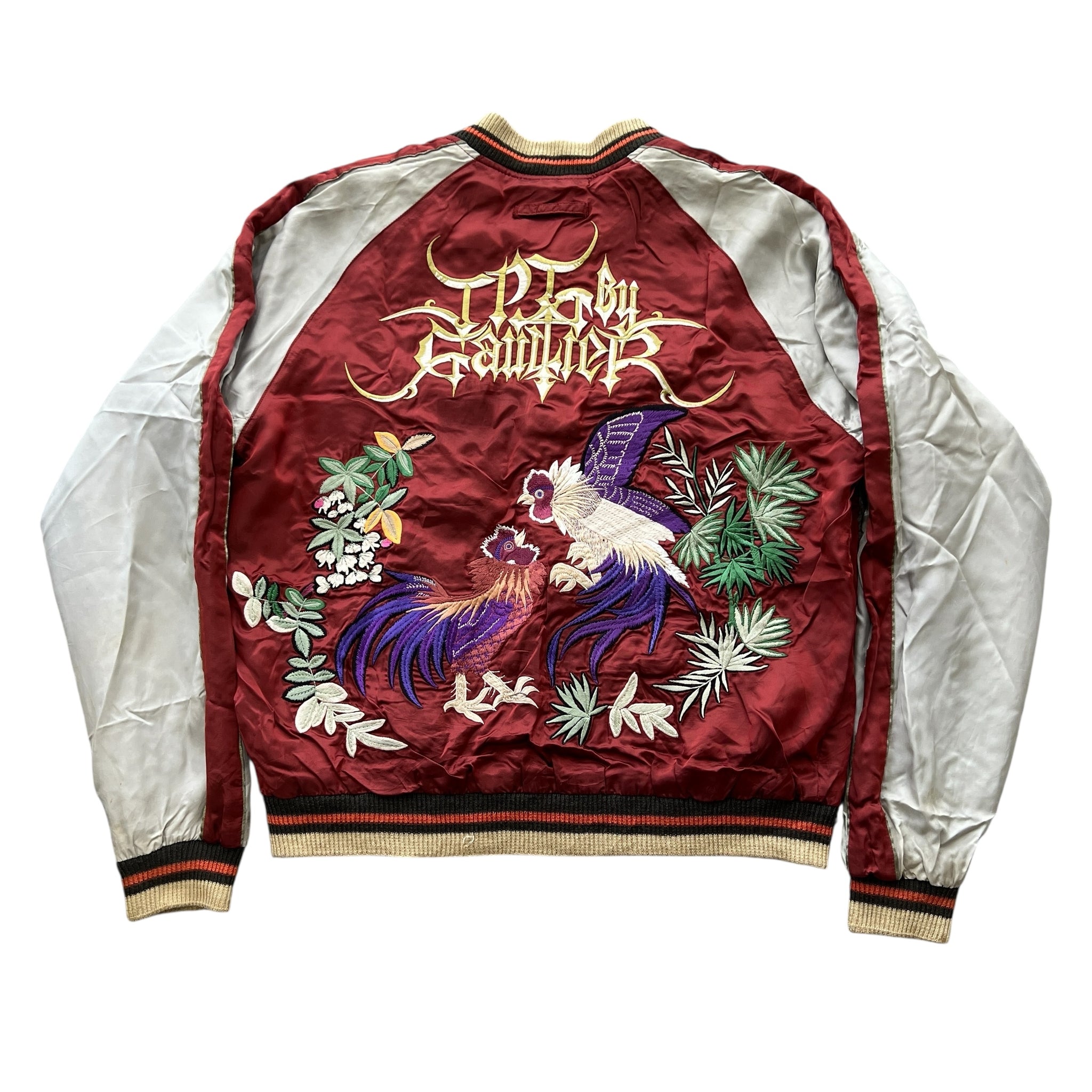 Jean Paul Gaultier 2002 limited edition 100 pieces only ×TAILOR TOYO Reversible Embroidery "Sukajan" Souvenir Jacket