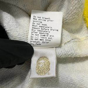 A Bathing Ape Yellow Floral Camo Full Zip Hoodie BAPE