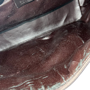 GUCCI Nylon × Leather Shoulder Bag
