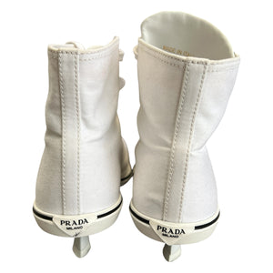 PRADA 2021SS SYNTHESIS HEELED HIGH-TOPSNEAKERS