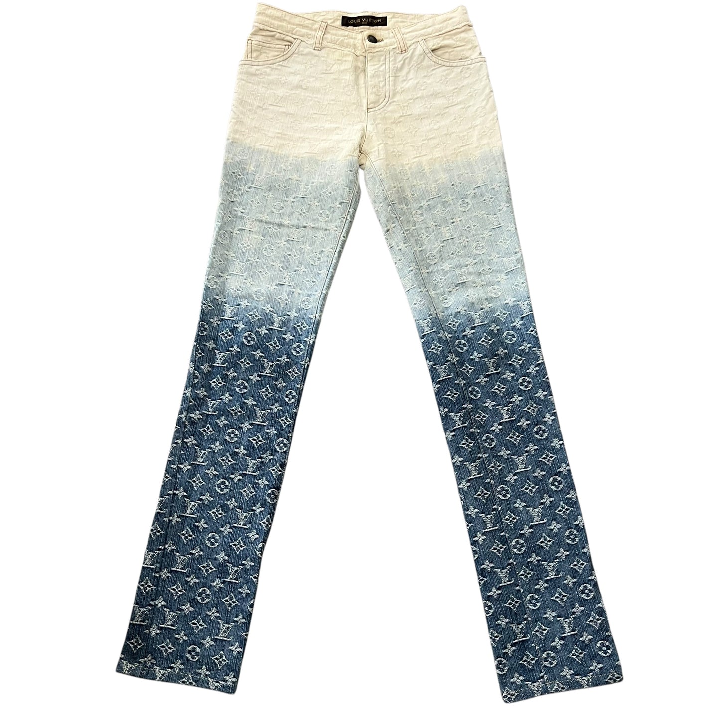 LOUIS VUITTON 2010SS Marc Jacobs Monogram Gradation Denim Pants