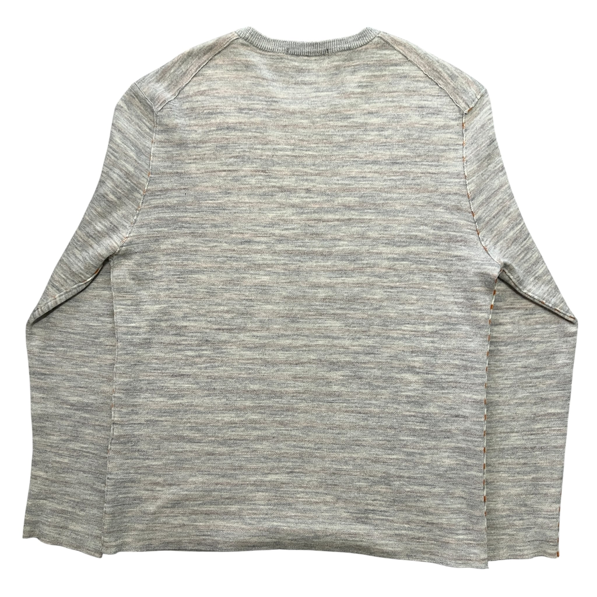 ISSEY MIYAKE MEN Archive Inner Horizontal Stripes Knit Swearter