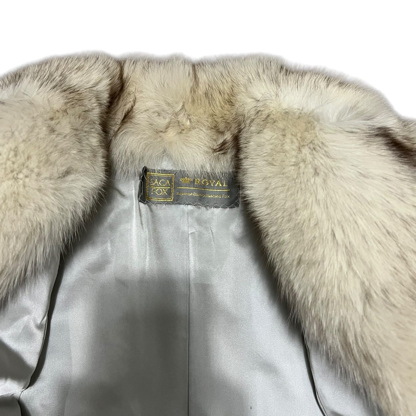 SAGA FOX ROYAL Supreme Quality Ranched Fox Fur Coat