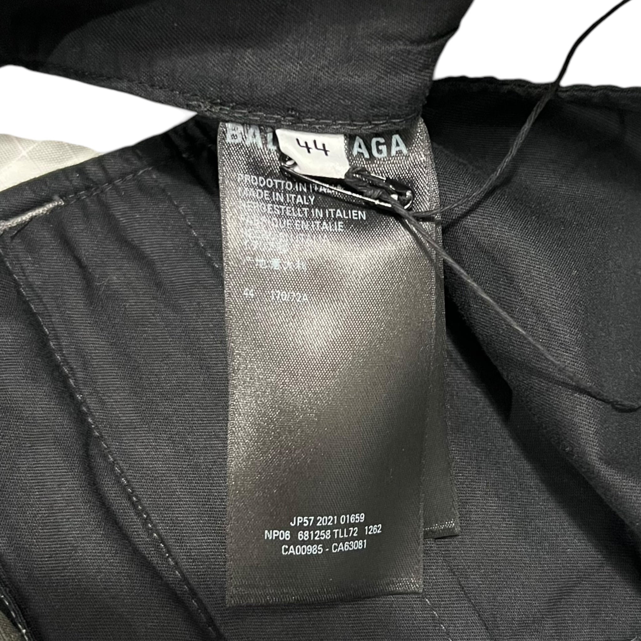 BALENCIAGA Demna Gvasalia 2021 FW Fitted Camo Cargo Pocket Pants
