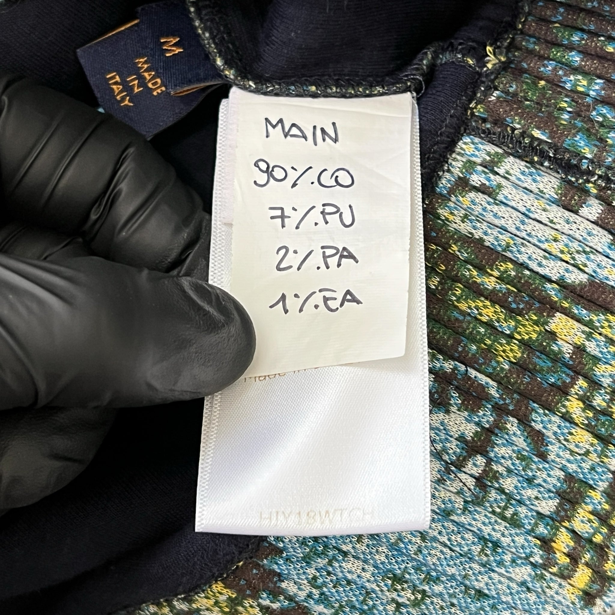 LOUIS VUITTON 2020SS Virgil Abloh Pre-owned Tapestry 3D Pocket Hoodie