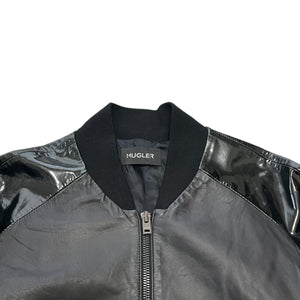 MUGLER Rubber Hybrids Zip-up Bomber Jacket