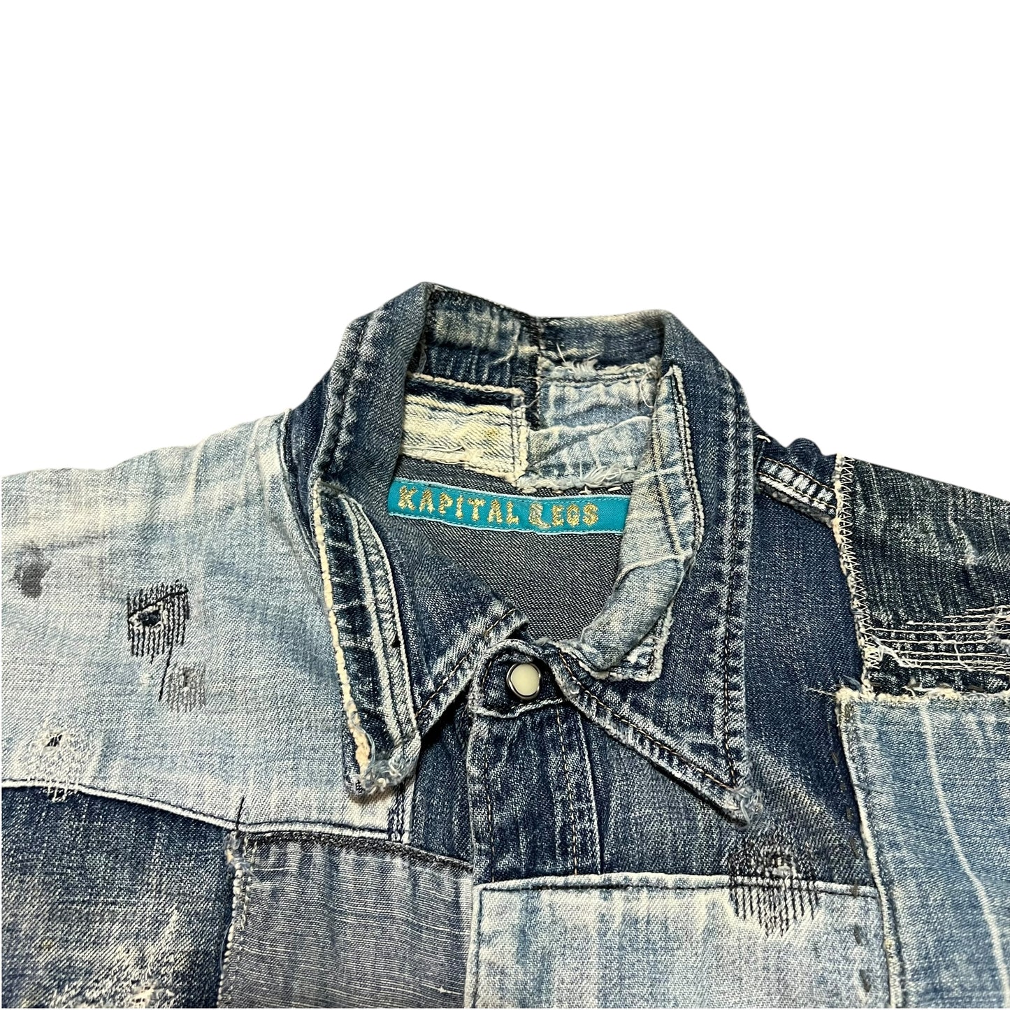 KAPITAL Denim Patch Work Country Shirts