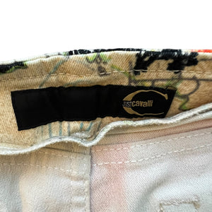 JUST CAVALLI Vintage Boots Cut Painting Pants