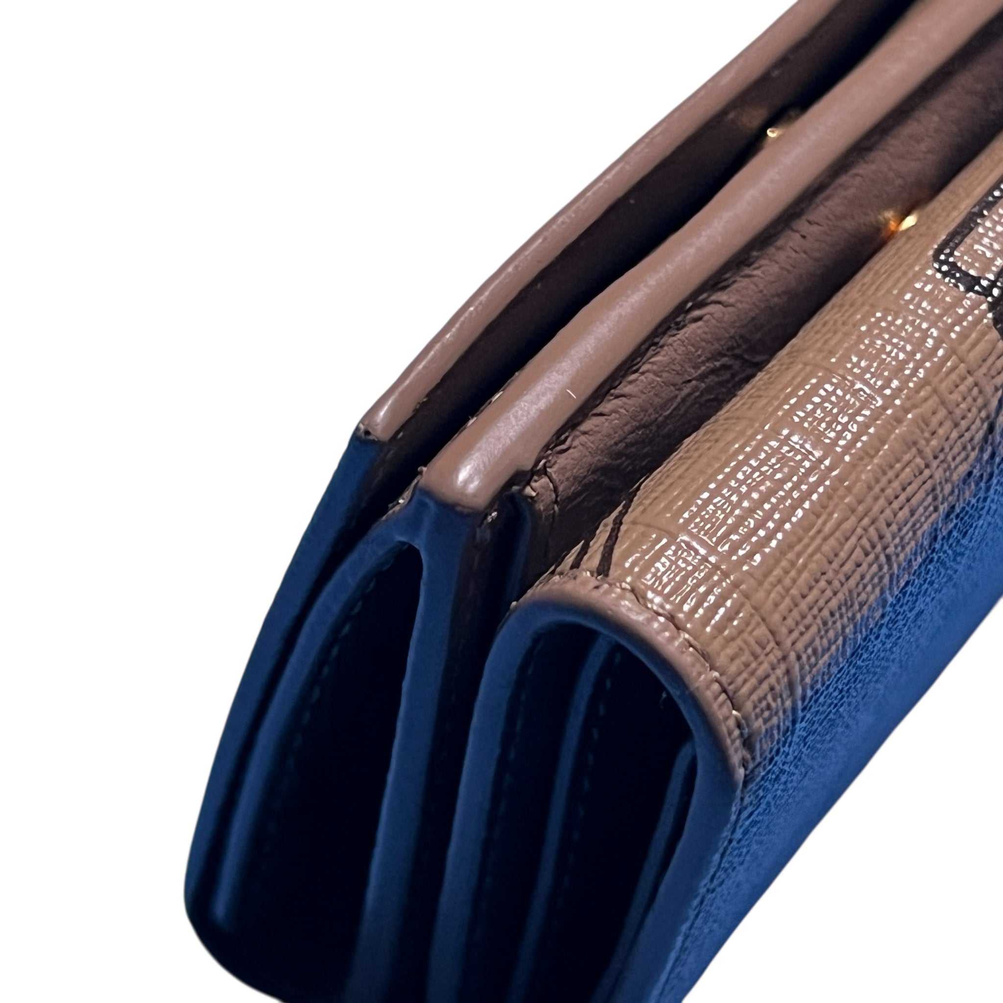 BALENCIAGA BB Logo Compact PVC Leather Wallet