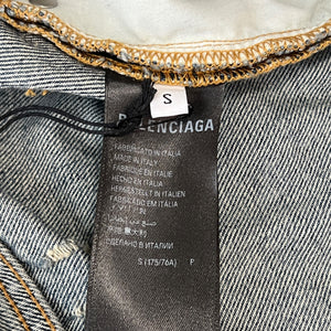 BALENCIAGA 2023SS Super Destroyed Large Fit Baggy Denim Pants