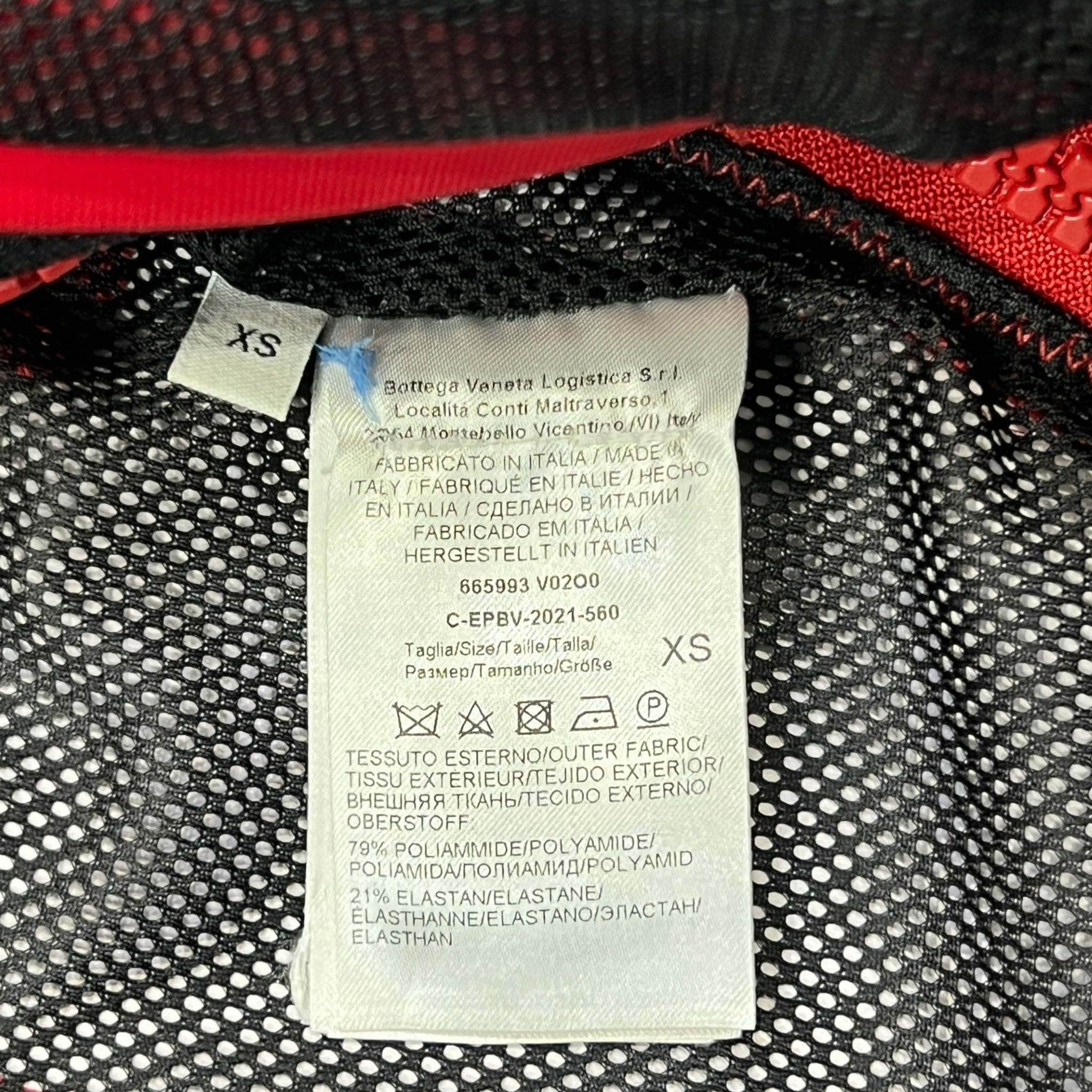 BOTTEGA VENETA 2022SS DANIEL LEE Zip Hooded Technical Jacket Red