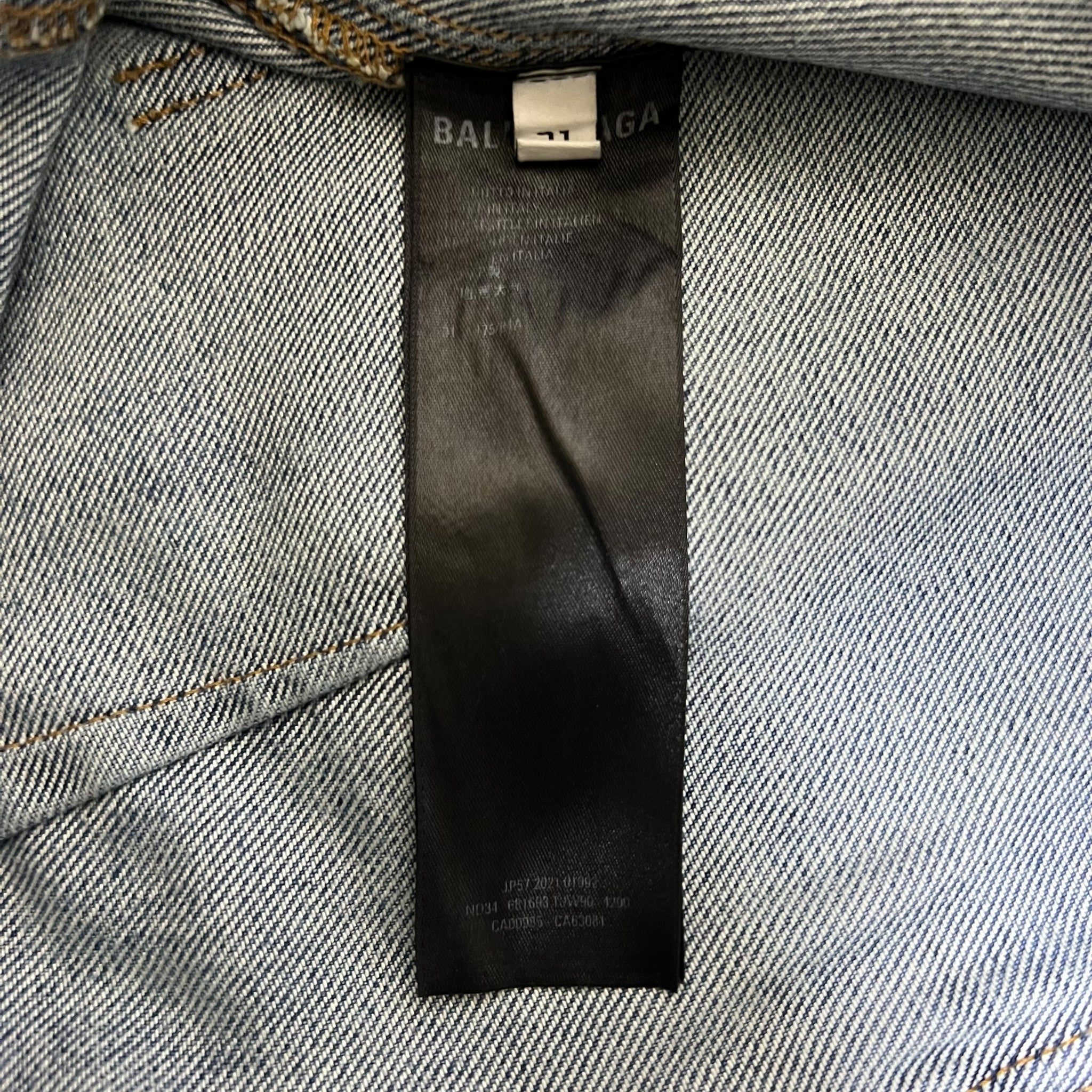 BALENCIAGA 2022AW All Over Logo RAVER JEANS