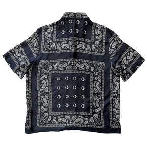 Dior 2022ss Paisley Print Silk Short Sleeve Shirt