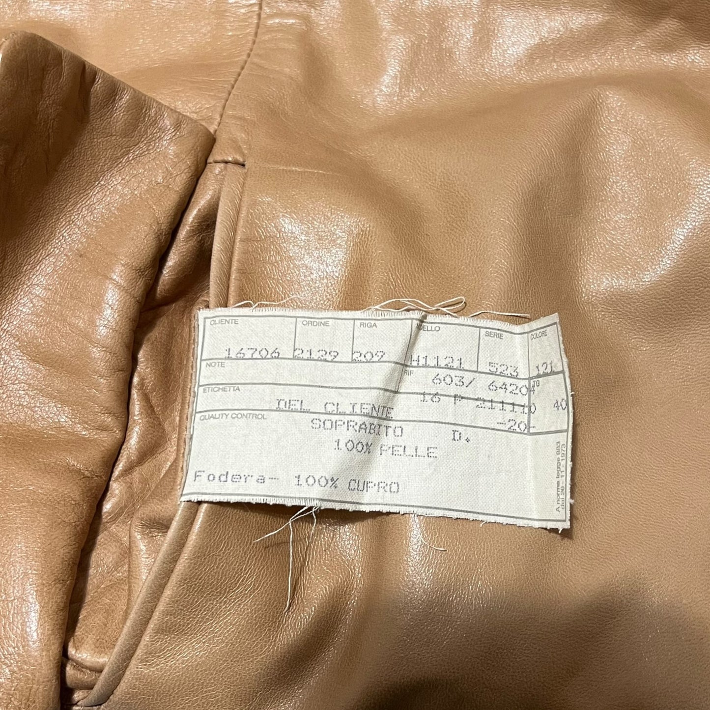 HELMUT LANG Lambskin Leather Pillow Collar Coat