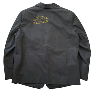 BALENCIAGA 2021 Winter Collection Cotton Canvas Rental Tuxedo Jacket