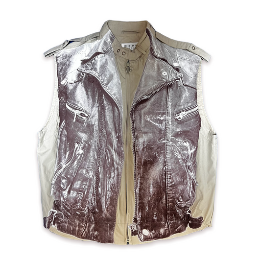 MAISON MARTIN MARGIELA 2005SS ARTISANAL TROMPE L'OEIL VEST