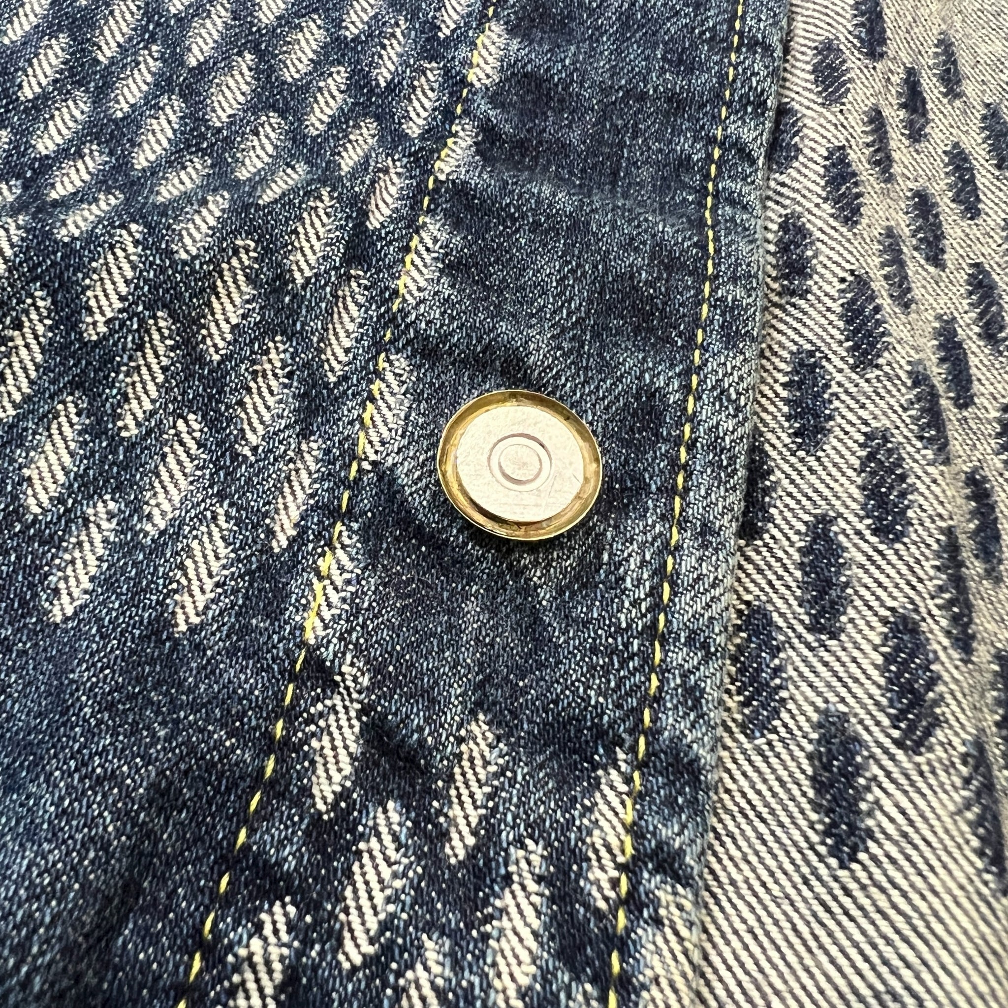 LOUIS VUITTON 2020AW × NIGO Giant Damier Waves Monogram Denim Jacket
