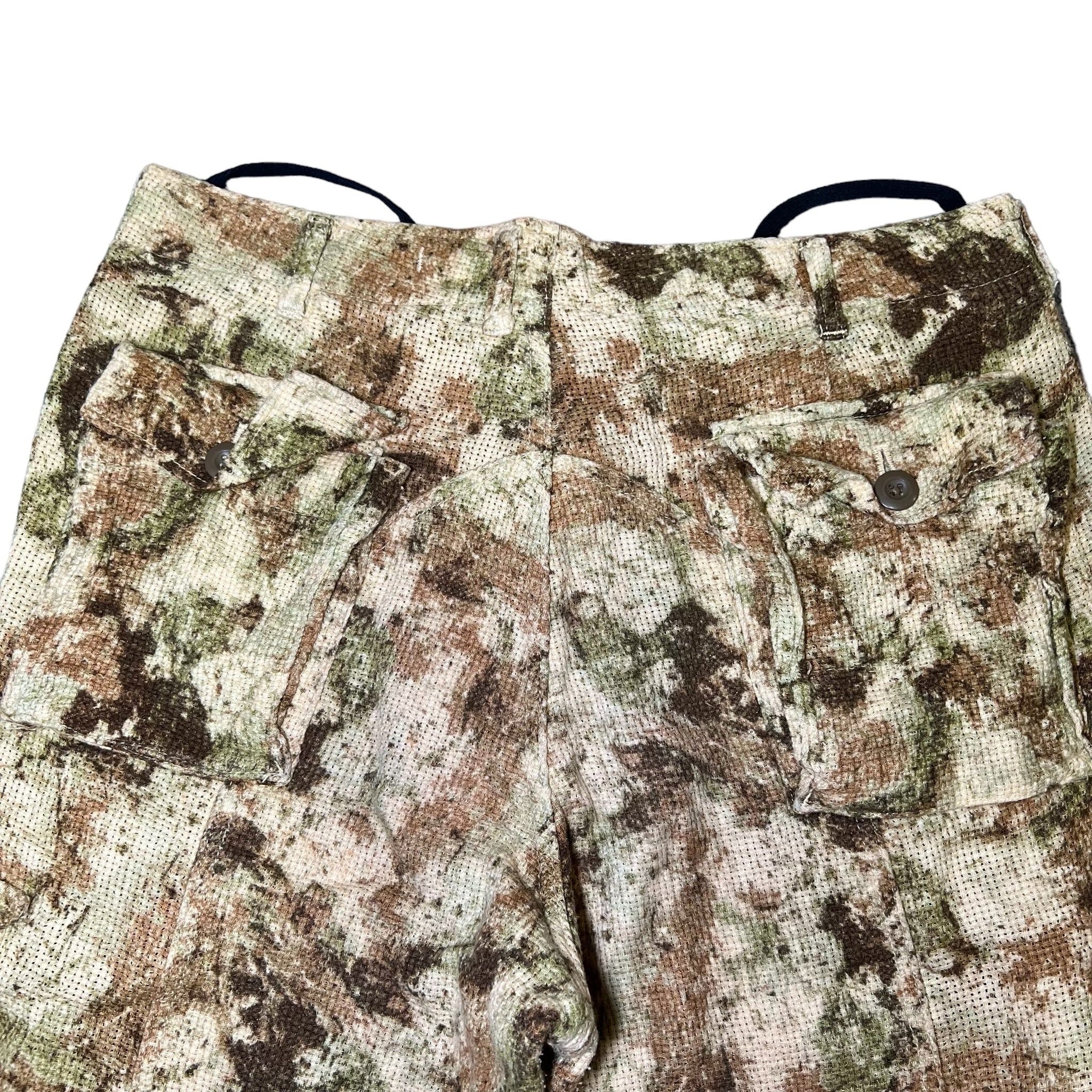 GENERAL RESEARCH 1998SS COTTON TREE CAMO SET-UP JACKET & SHORTS