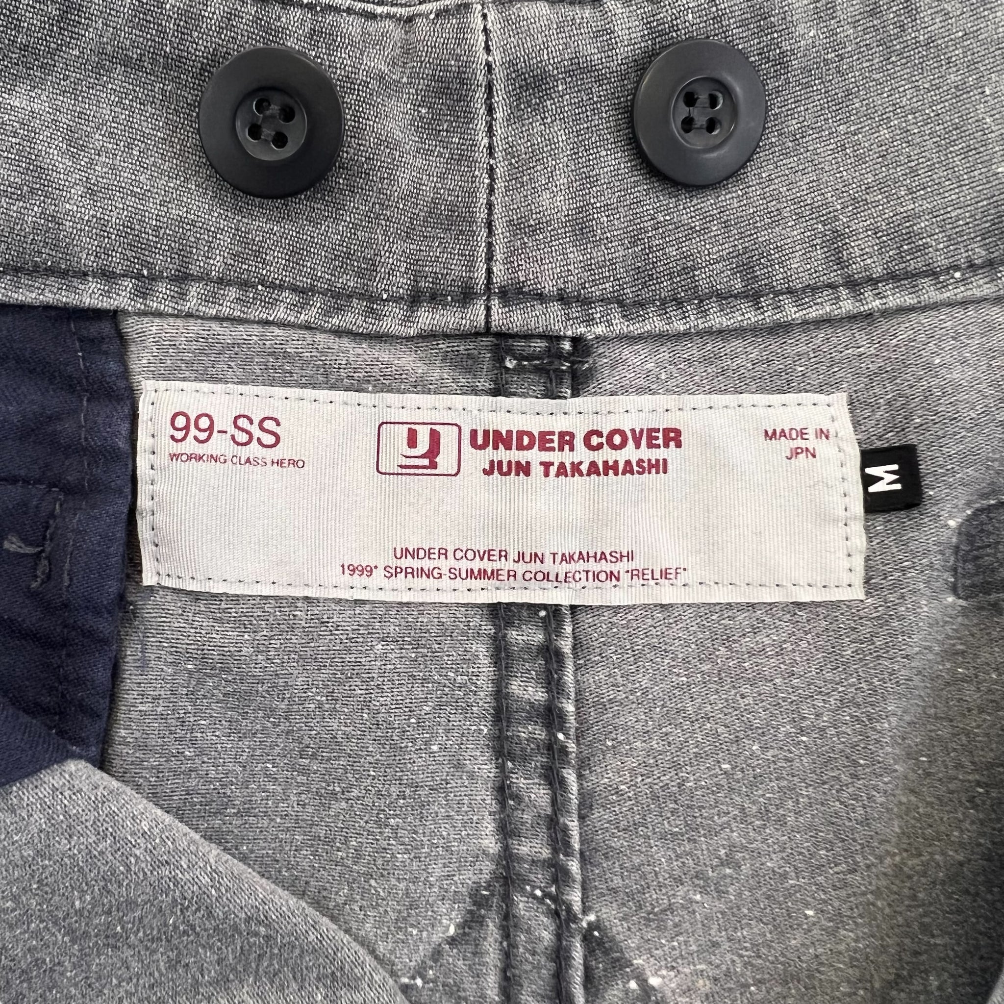 UNDERCOVER 1999SS RELIEF OVER-DYED CARGO PANTS