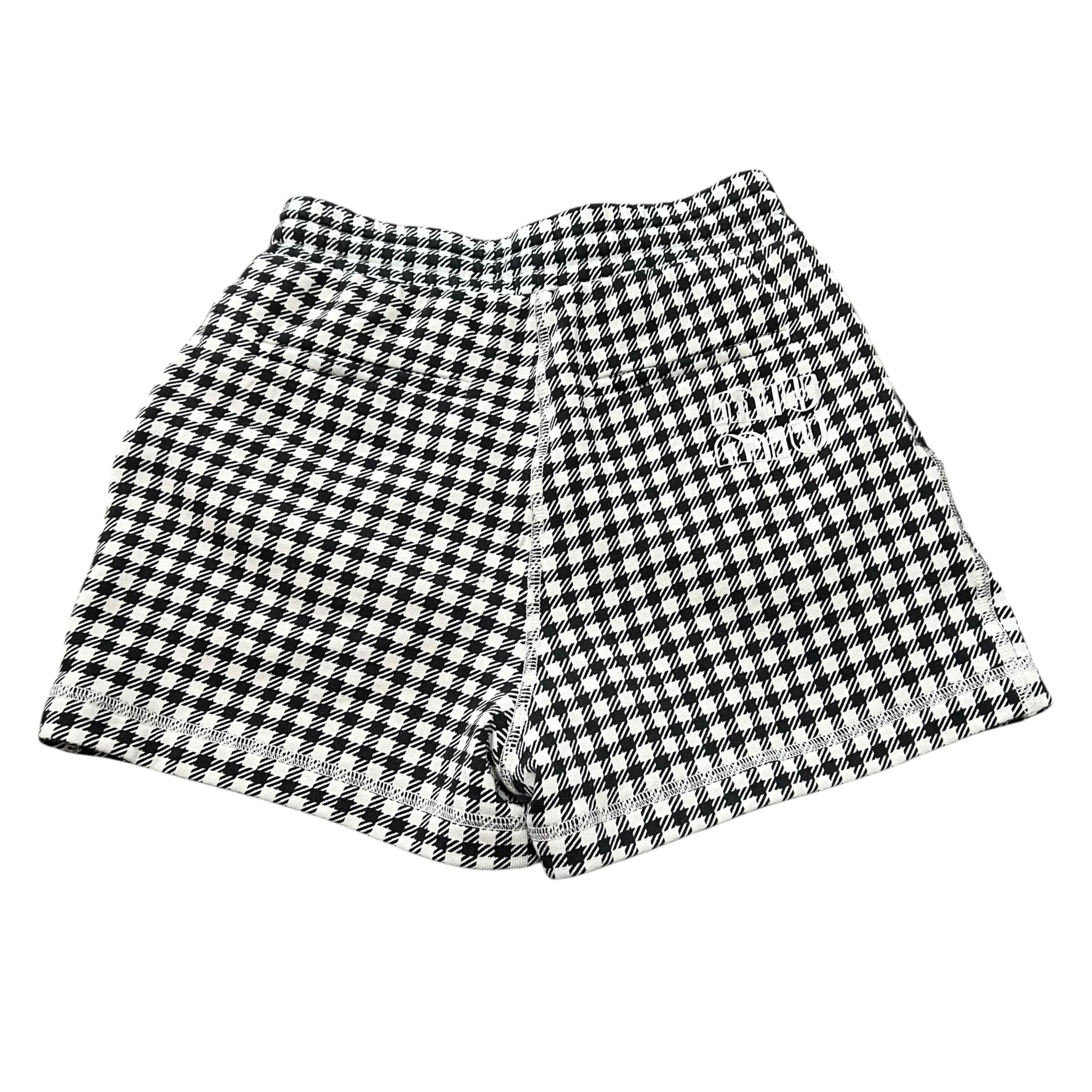 MIU MIU Check Sweat Short Jacket and Short Pants Set Up