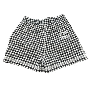 MIU MIU Check Sweat Short Jacket and Short Pants Set Up