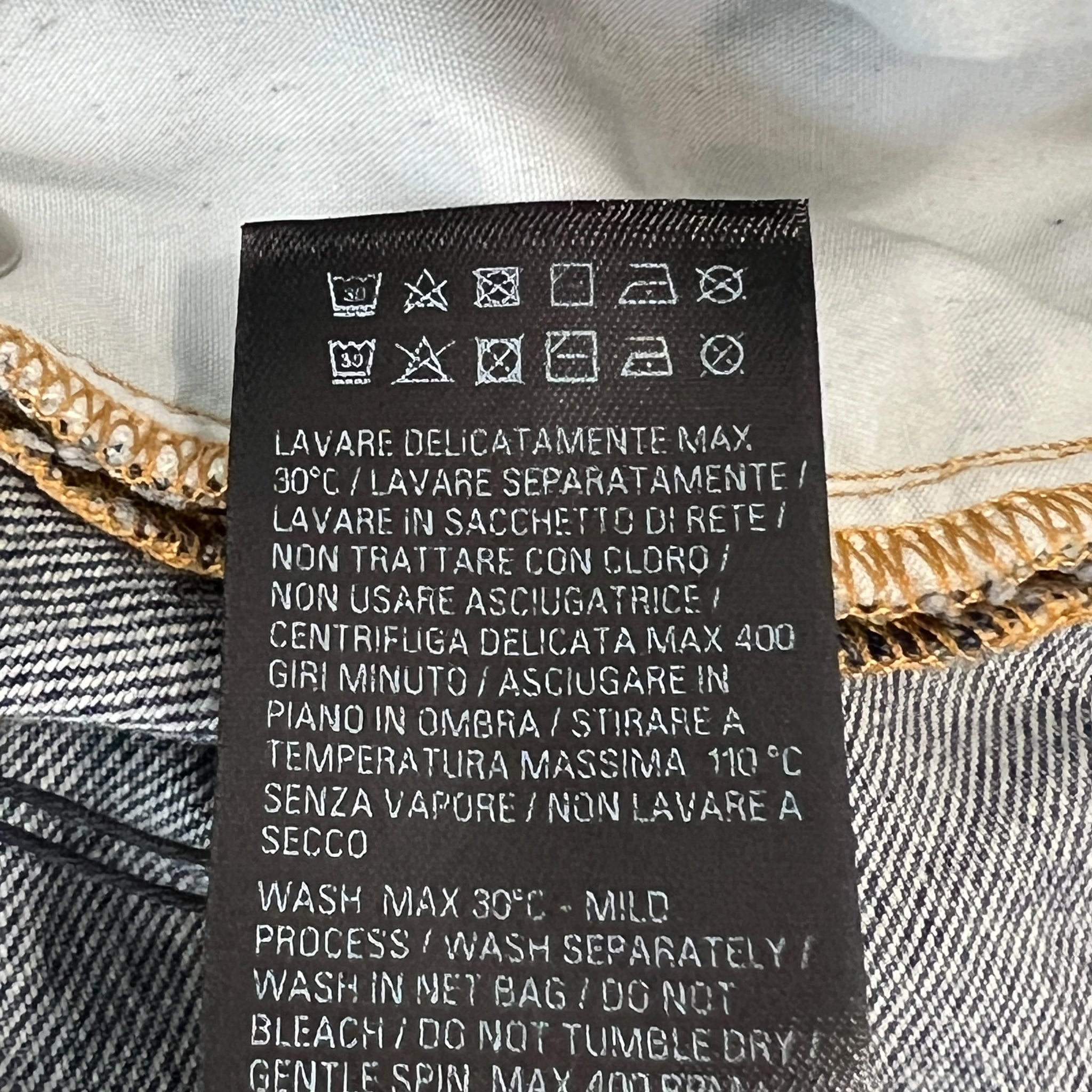 BALENCIAGA 2023SS Super Destroyed Large Fit Baggy Denim Pants
