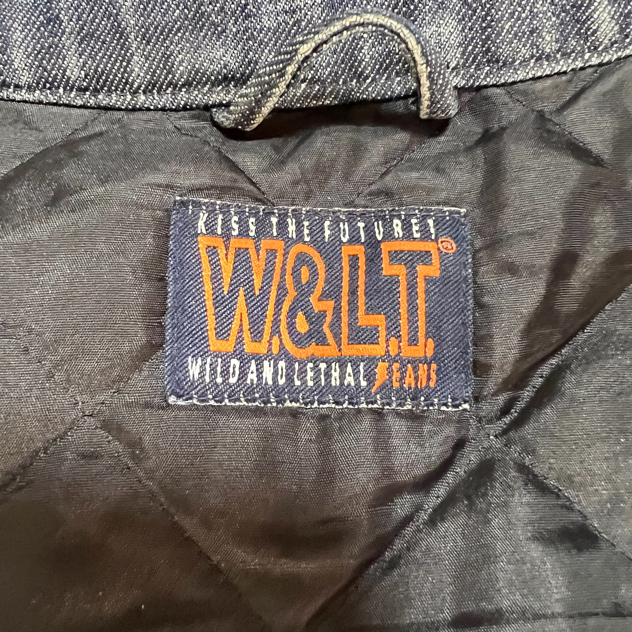 W&LT WALTER VAN BEIRENDONCK PADDED DENIM JACKET